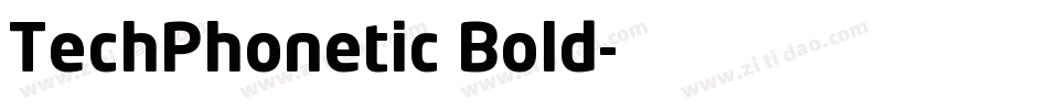 TechPhonetic Bold字体转换